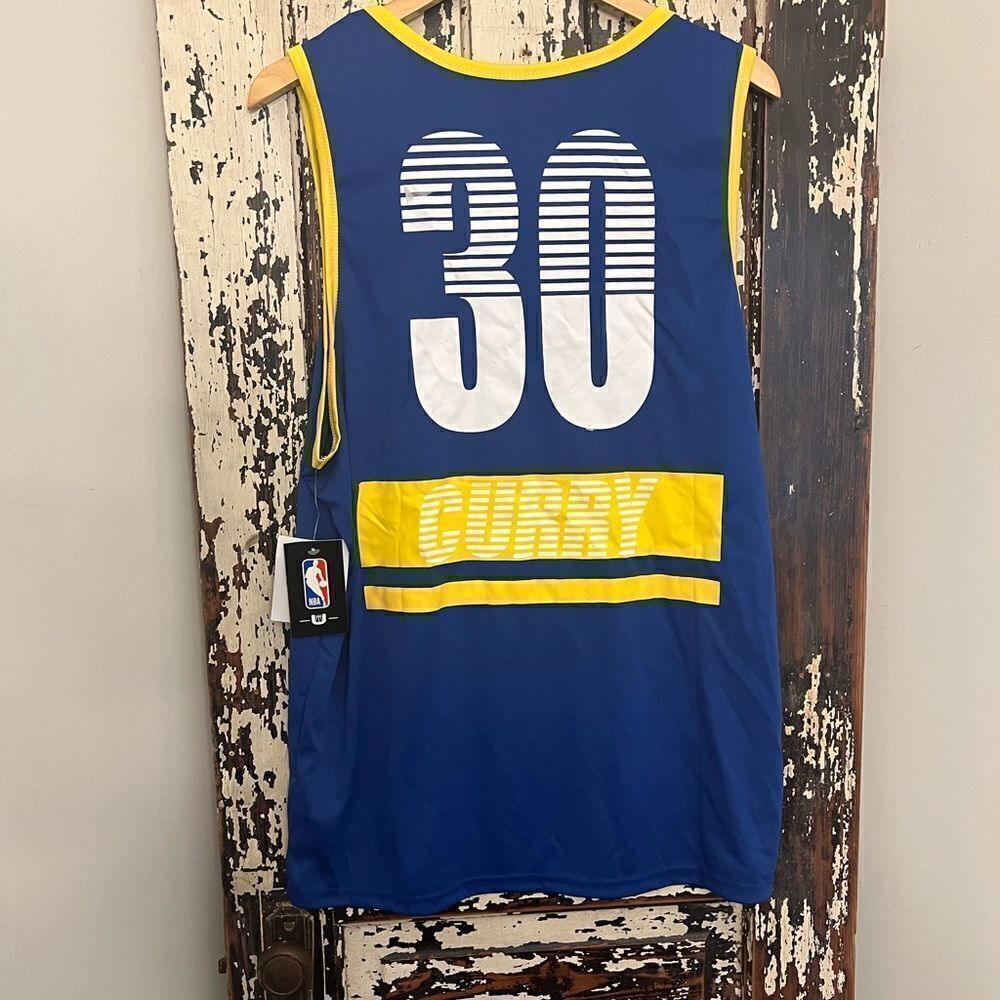 NWT Steph Curry Golden State Warriors #30 NBA Basketball jersey. XL. - Picture 3 of 6